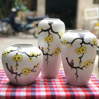 Lọ gốm Bát Tràng vẽ tay 1