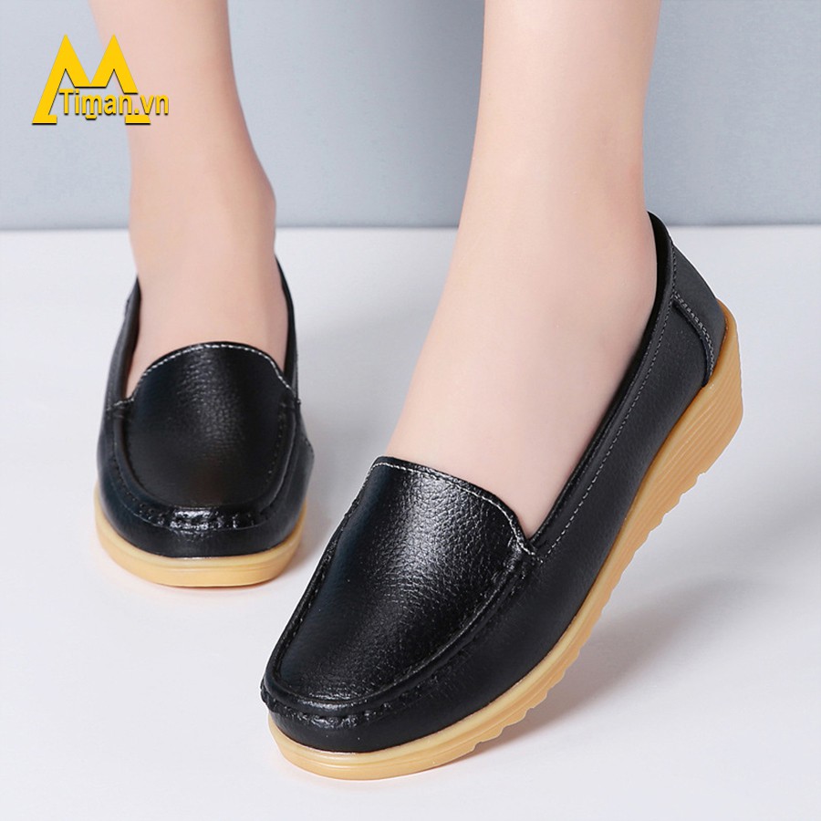 Giày Lười Da Nữ M Timan.vn NA19 | BigBuy360 - bigbuy360.vn