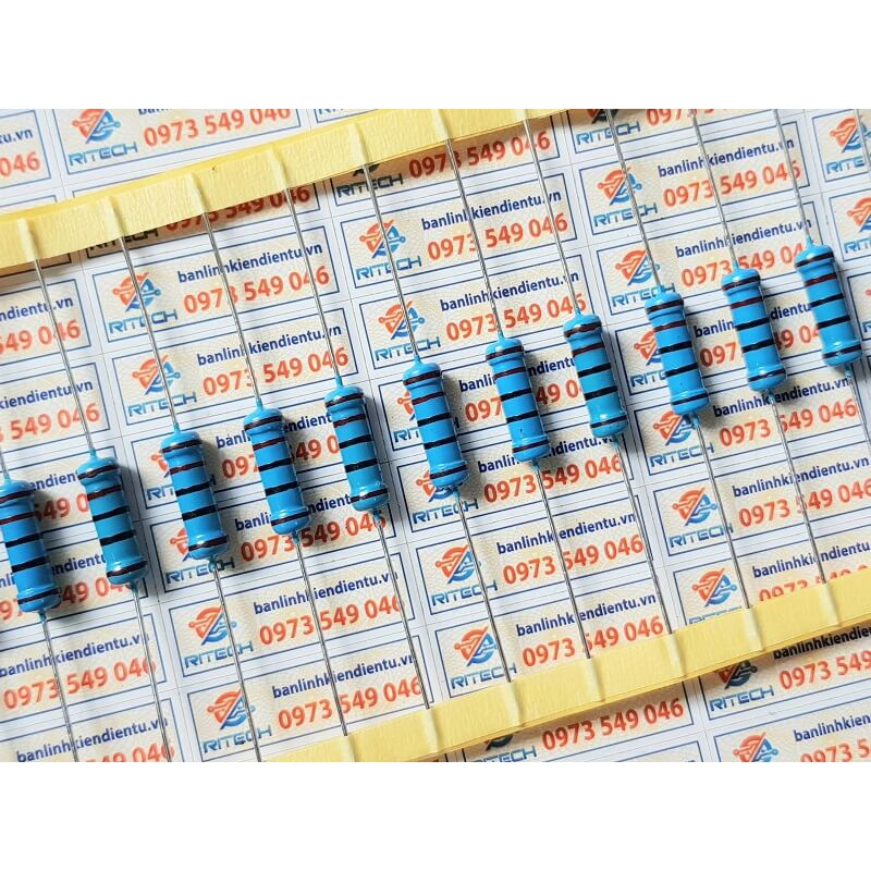 [combo 20 chiếc ]Điện trở 120R 2W 5vòng màu