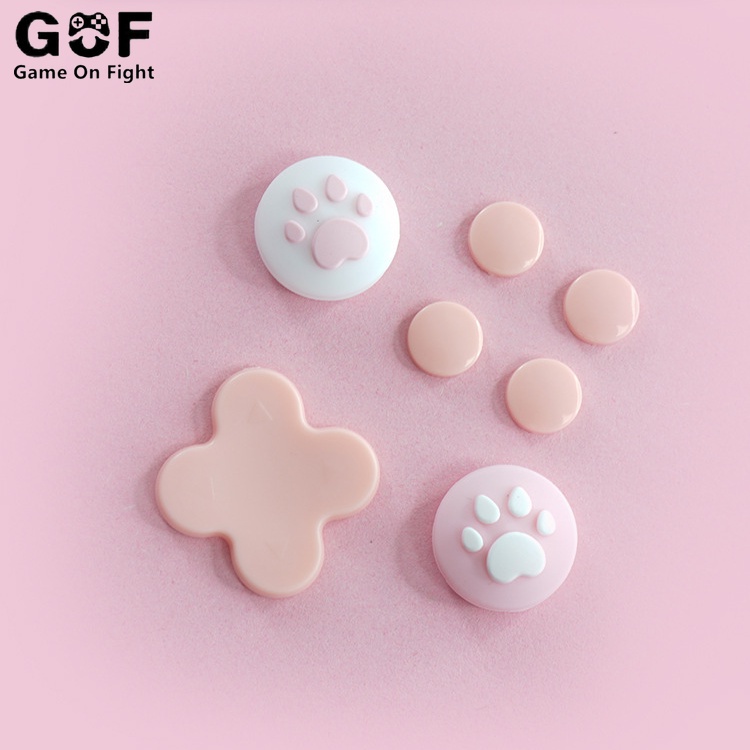 Ốp bảo vệ nút điều khiển máy chơi game Nintendo Switch hình dấu chân mèo nhiều màu sắc tùy chọn | BigBuy360 - bigbuy360.vn