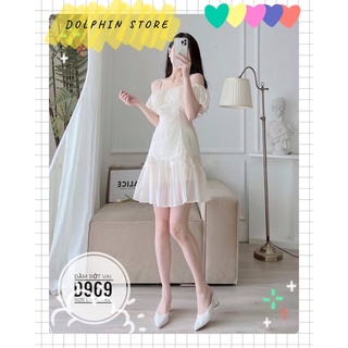BIGSIZE Đầm trễ vai bigsize
