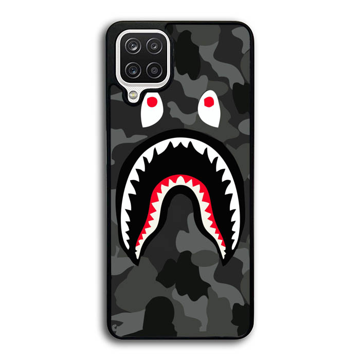 Ốp Điện Thoại Cứng Họa Tiết Camo W5258 Cho Samsung Galaxy A12 Bape Shark Hoodie Camo