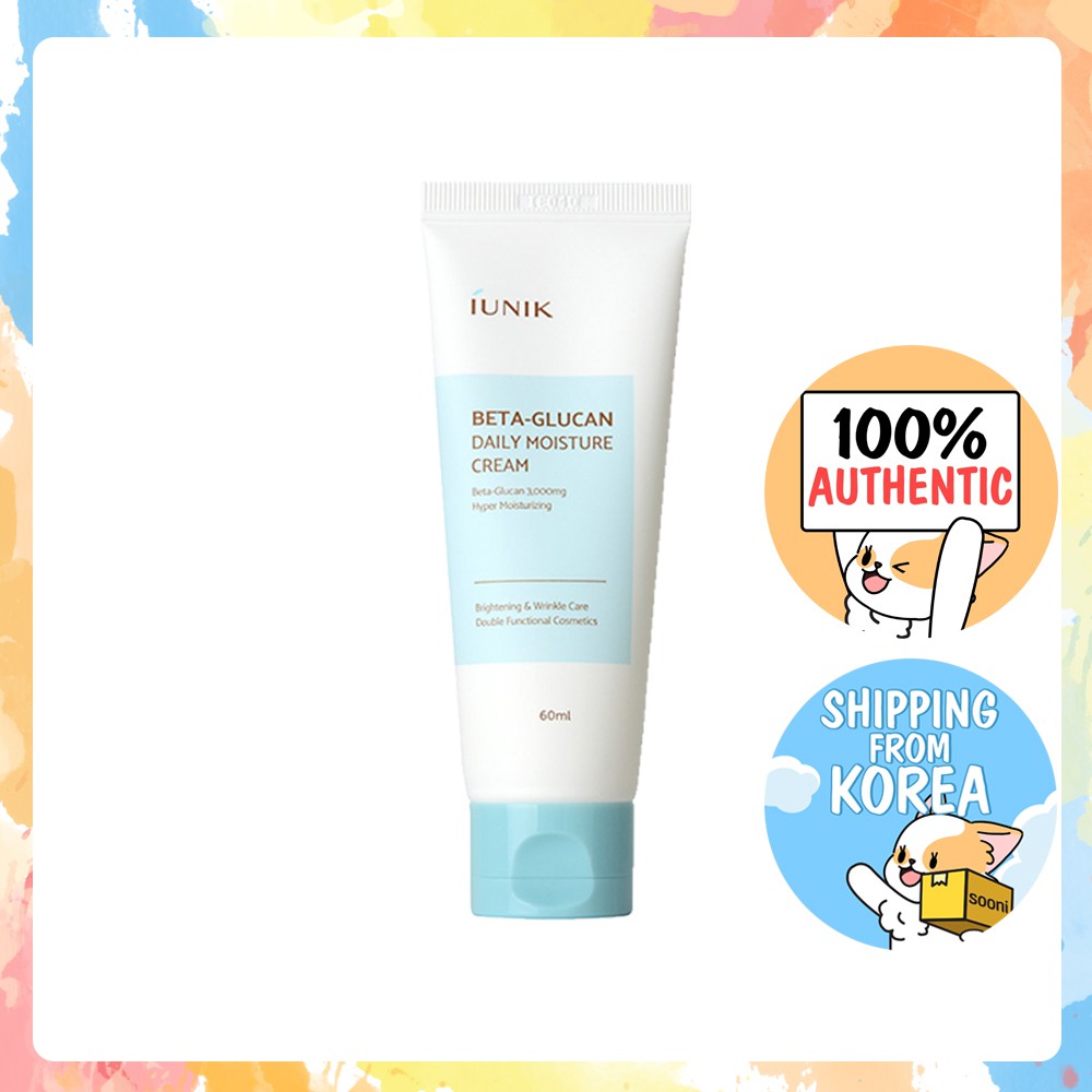 Kem Dưỡng Ẩm Chăm Sóc Da Với Thành phần Beta Glucan Sử Dụng Hằng Ngày 60ml