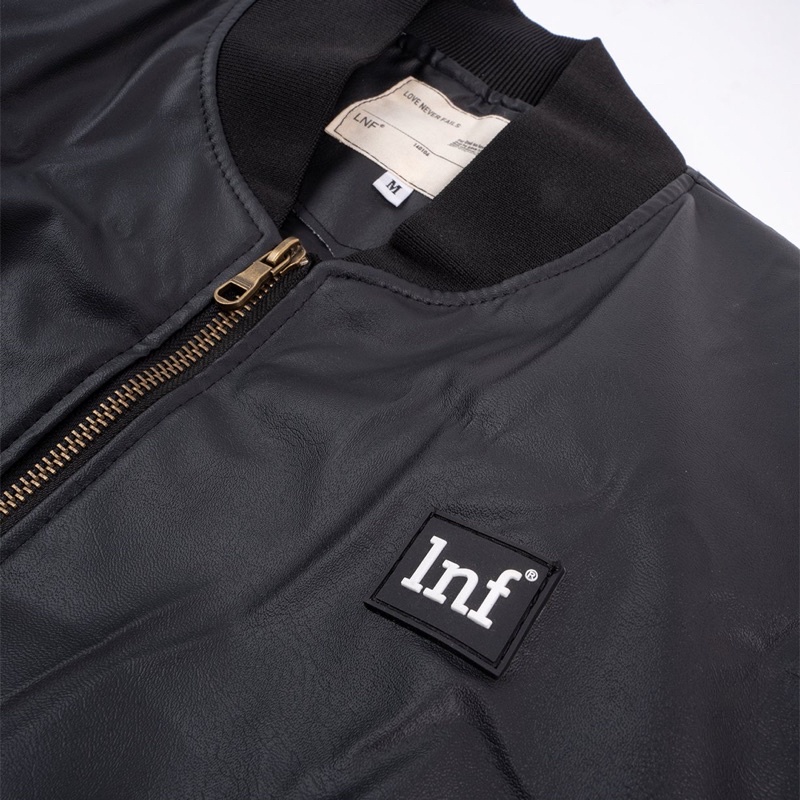 Áo khoác bomber da nam cao cấp, chuẩn form nam tính mạnh mẽ, đường may tỉ mỉ chắc chắn