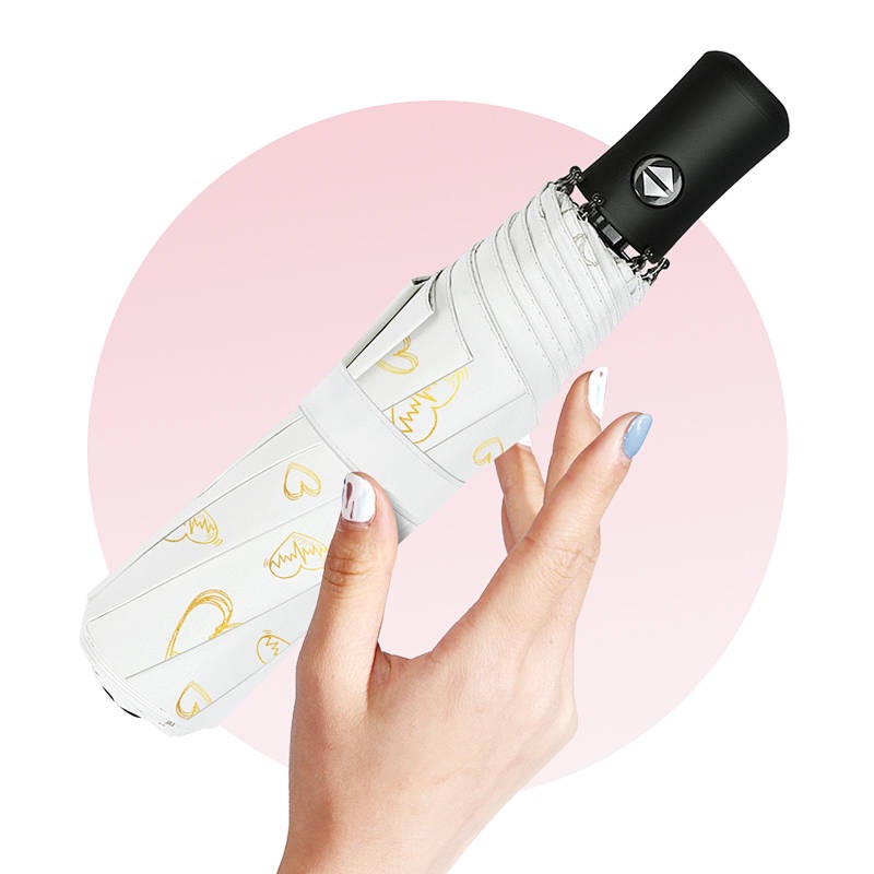 Full-Automatic Sun Umbrella Female Male Sun Umbrella Sun Protection UV Protection Folding Small Fresh Sun Umbrella Dual-Use Instagram Umbrella xiRm