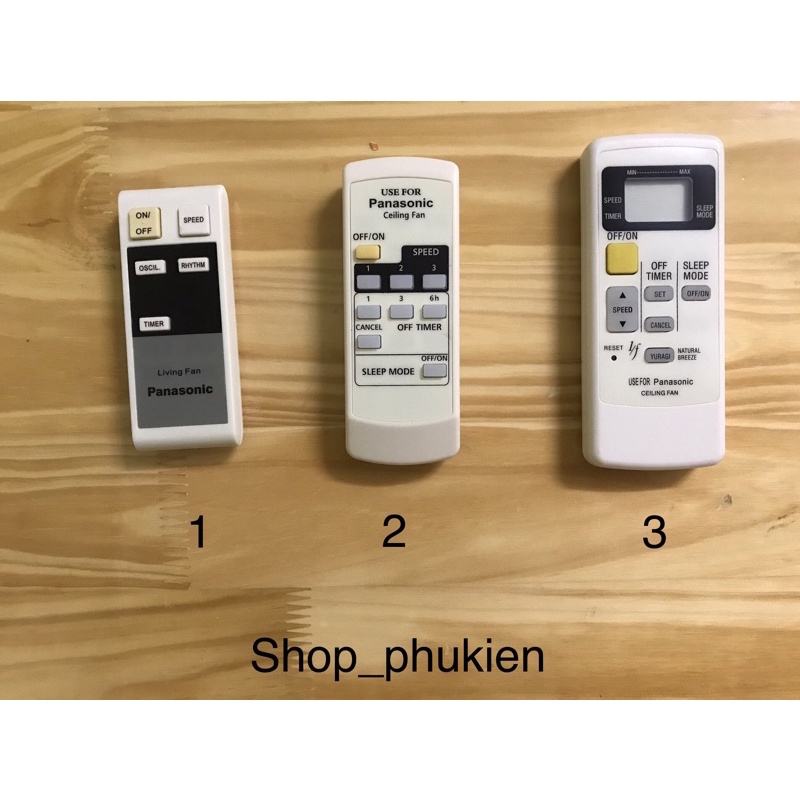 Remote Điều khiển quạt Panasonic