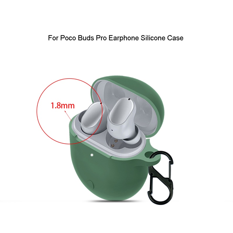 Ốp Điện Thoại Mềm Chống Sốc Chống Trầy Xước Có Thể Giặt Sạch Cho PocoBuds Pro