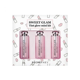 Set son 3 cây secret key sweet glam tint glow mini kit