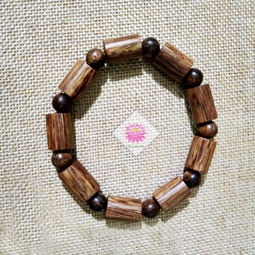 Vòng trầm hương đốt trúc sánh chìm cho nam (seri 10 ly -dũng042