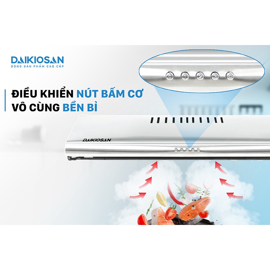 Máy hút mùi nhà bếp Daikiosan DKH000006 nhập khẩu Châu Âu