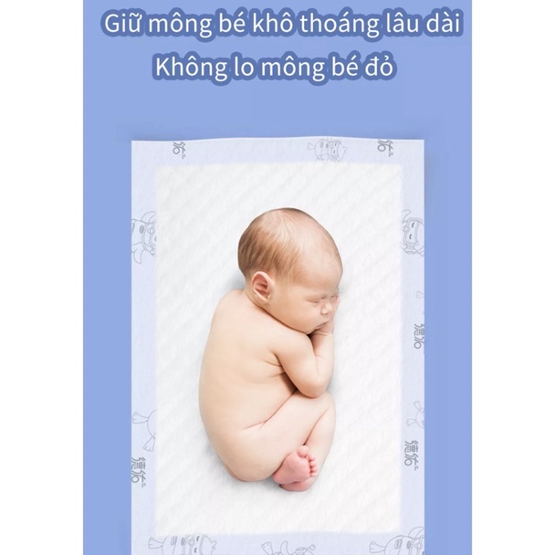 Tấm lót chống thấm Deeyeo dùng 1 lần thay tã bỉm cho bé & mẹ sau sinh