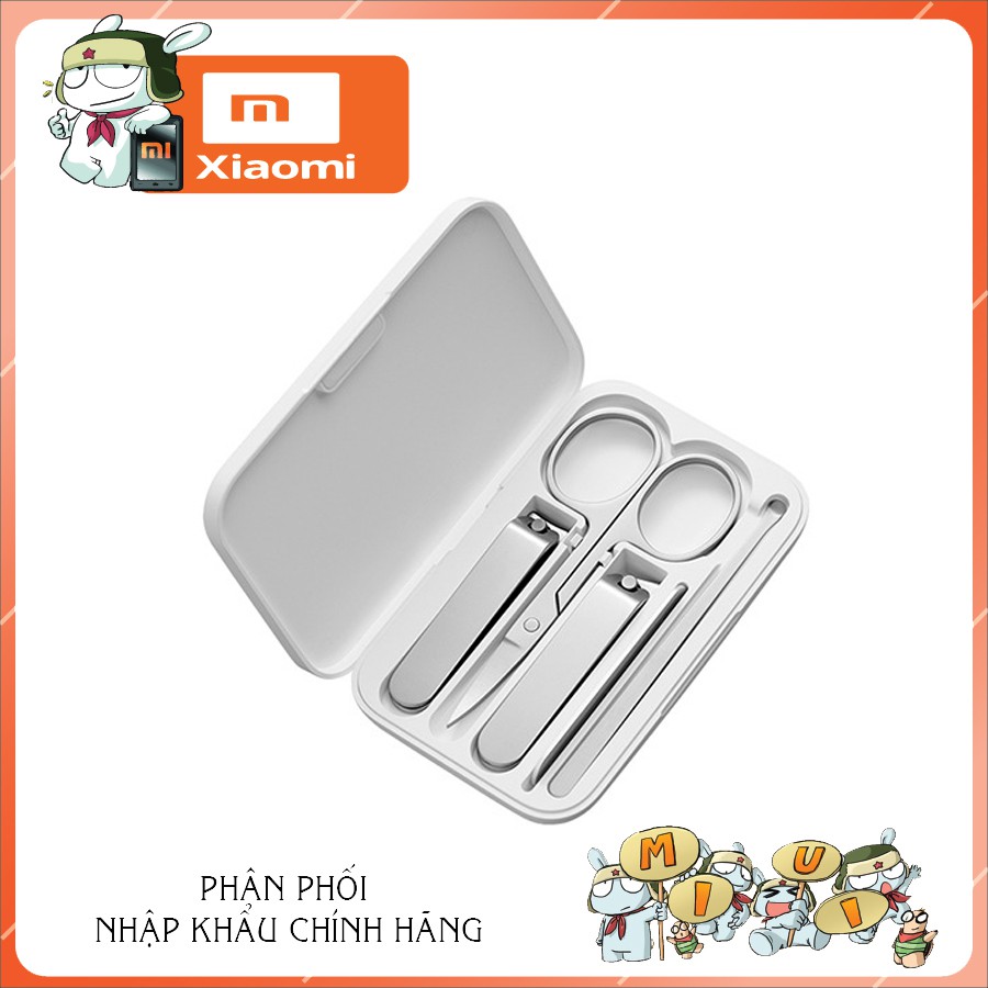 Bộ cắt móng tay xiaomi 5 món théo 304 chống rỉ sét - Bộ mắt móng tay thép mijia