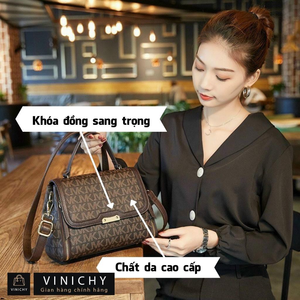 Túi quai xách nữ, đeo chéo, túi đi chơi, đi học VINICHY, da đẹp, thời trang cao cấp size 24cm HA099