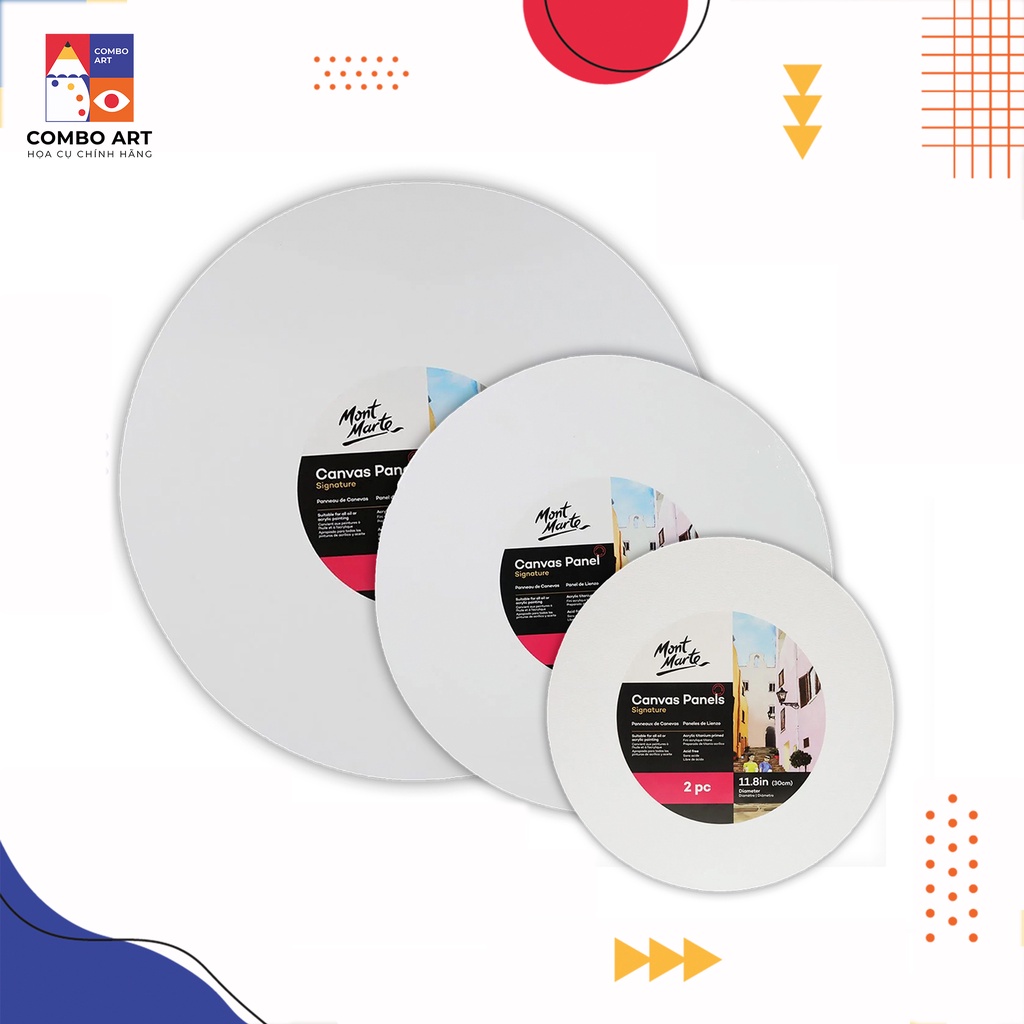 TẤM CANVAS TRÒN MONT MARTE CANVAS PANEL