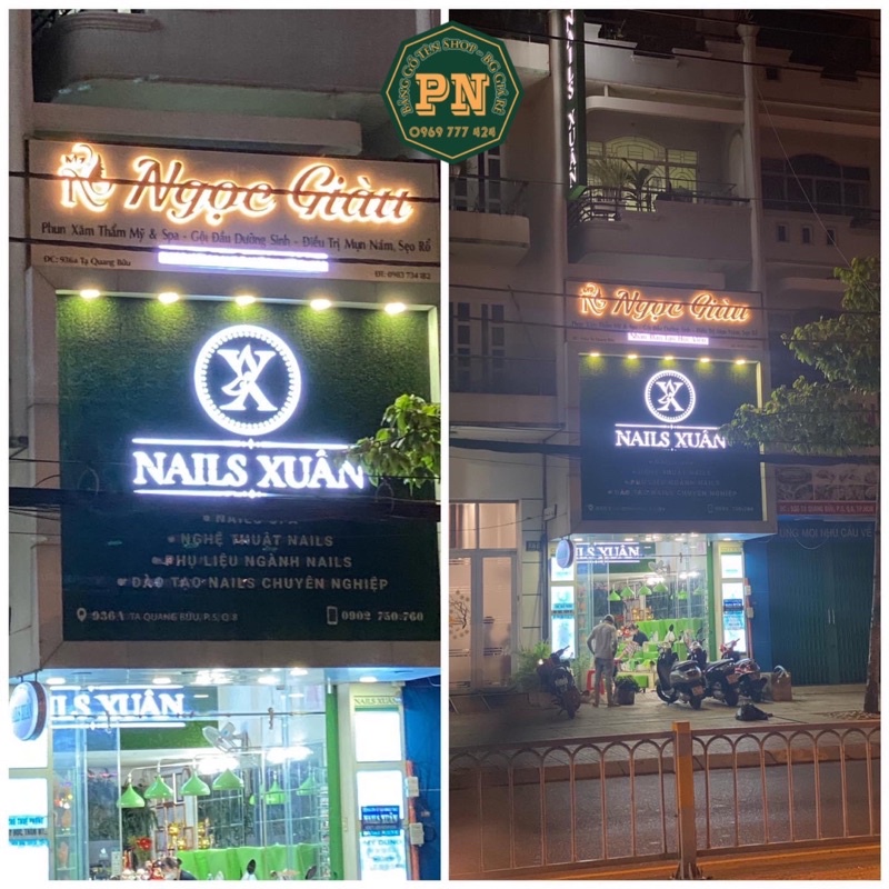 BẢNG HIỆU TÊN SHOP GIÁ RẺ TPHCM-Bảng Hiệu Gỗ Decor Cửa Hàng Nail,Mi,Spa,Thú Cưng,...