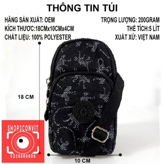 Túi đeo chéo mini thời trang Kipling