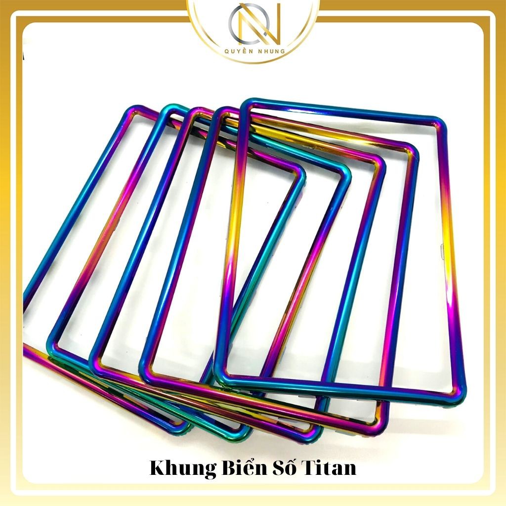 Khung Biển Số 7 Màu Titan Cực Đẹp - QN SHOP