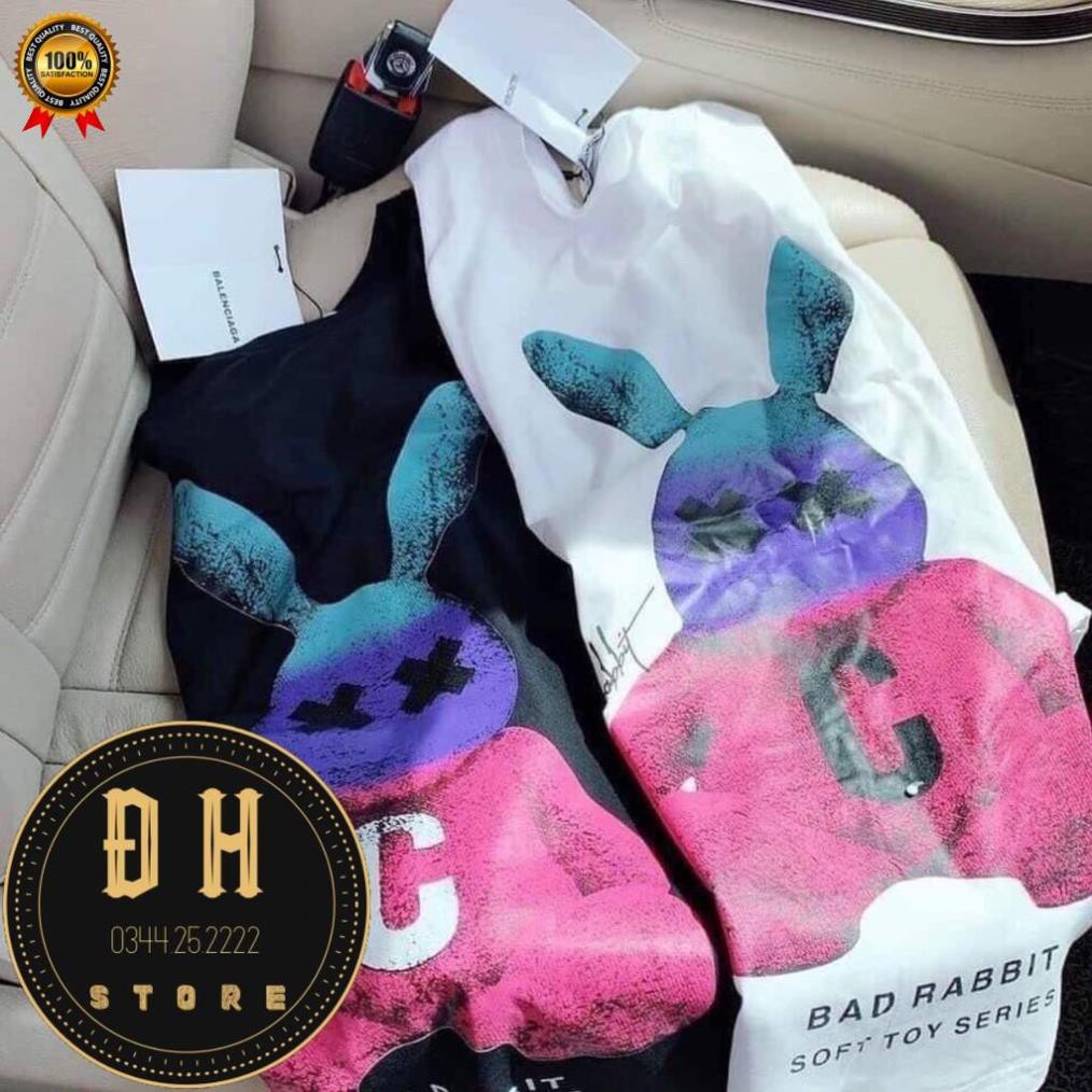 Áo Thun Quảng Châu Nam Nữ Hình Thỏ Bad Rabbit [CHẤT MÁT, KHÔNG XÙ] Áo Phông Nam Nữ Hàng Quảng Châu Cao Cấp Mới Về . | BigBuy360 - bigbuy360.vn