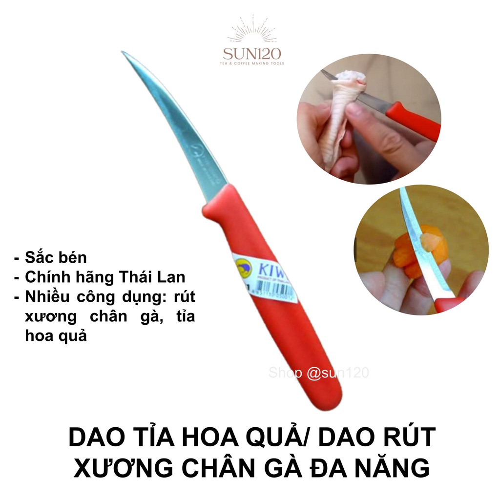 Dao tỉa hoa quả sắc bén dao rút xương chân gà đa năng