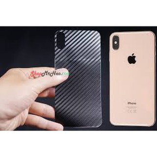 Miếng Dán Carbon (Mặt Sau) Dùng Cho Máy Iphone XS Max