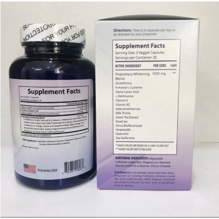 Viên uống Trắng Da Relumins Advance White 90 Viên của Mỹ