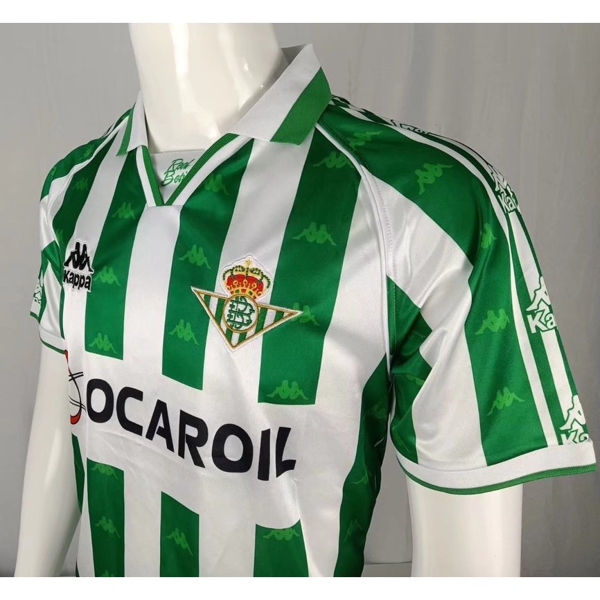 Áo Thun Thể Thao Đá Banh 95-96 Betis jersey S-XXL
