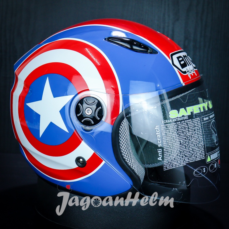 Bmc Mũ Bảo Hiểm Captain America 1 - Người Lớn