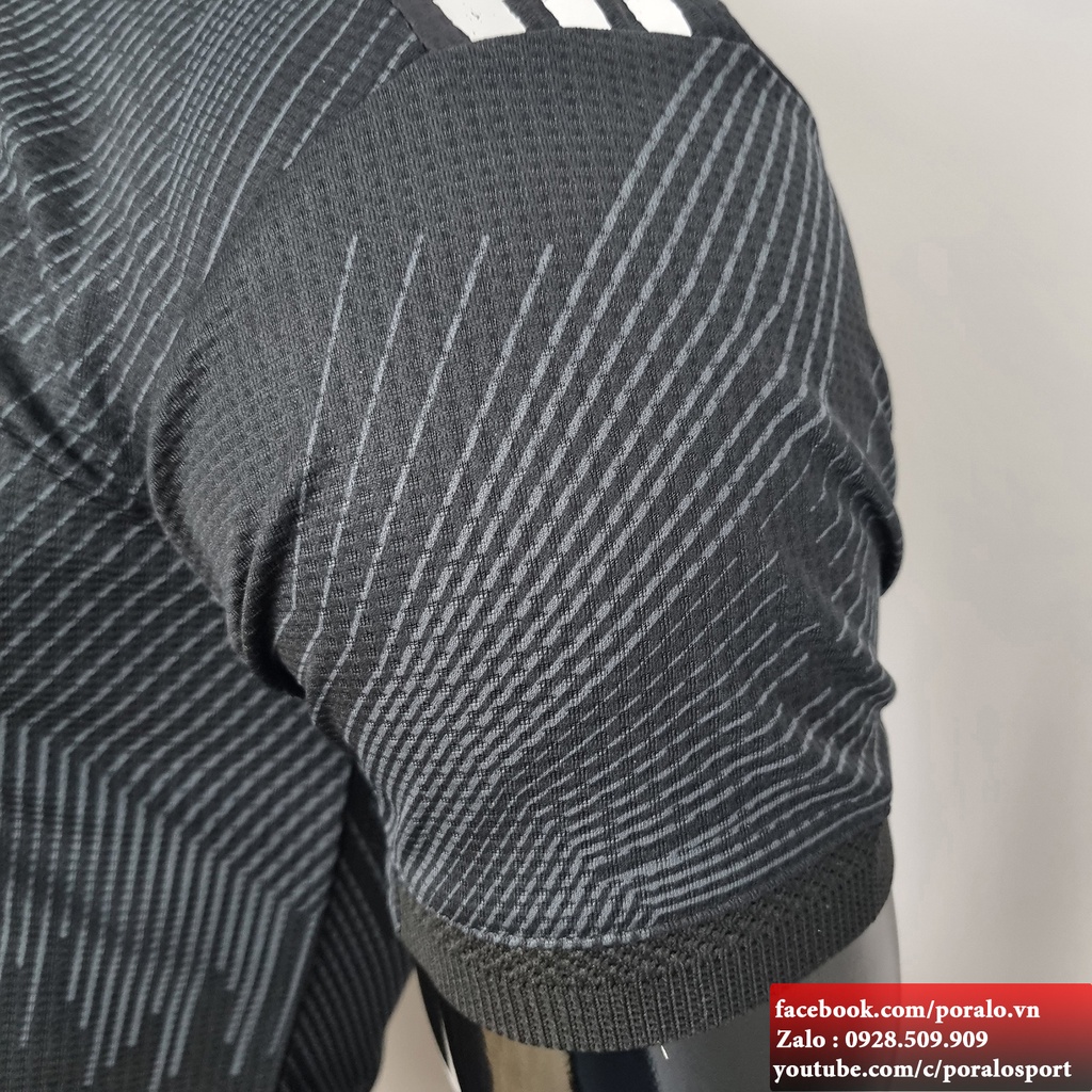 BỘ ÁO ĐẤU CLB REAL MADRID Y3_BLACK  2022/23 BẢN PLAYER CAO CẤP