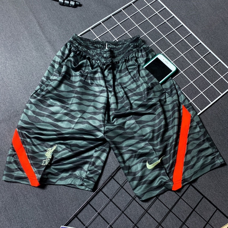 Bộ quần áo đá banh CLB Liverpool training màu xanh cổ vịt hàng cao cấp Thailand -2022