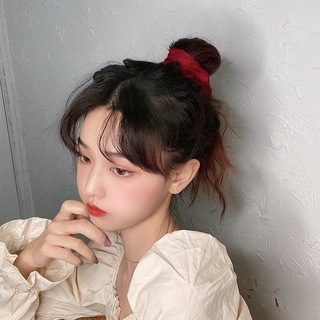 Cột tóc scrunchies phi bóng, buộc tóc scrunchies lụa satin nhiều màu