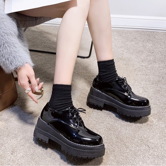 Giày Oxford Nữ Đế 6 phân Kiểu dáng châu Âu | BigBuy360 - bigbuy360.vn