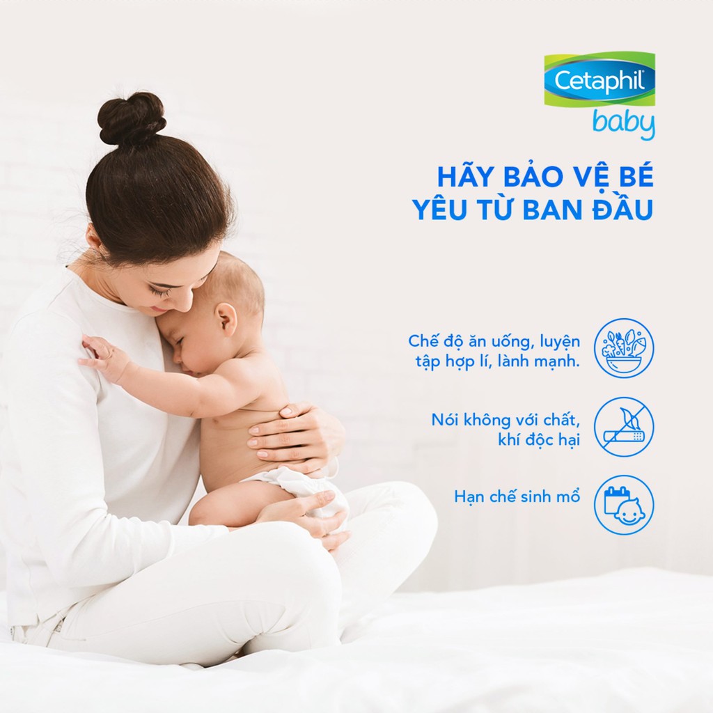 [CAM KẾT CHÍNH HÃNG]Sữa Tắm Cho Bé,Sữa Tắm Gội Toàn Thân Cho Bé Cetaphil Baby Gentle Wash &amp; Shampoo Dung Tích 230ml.