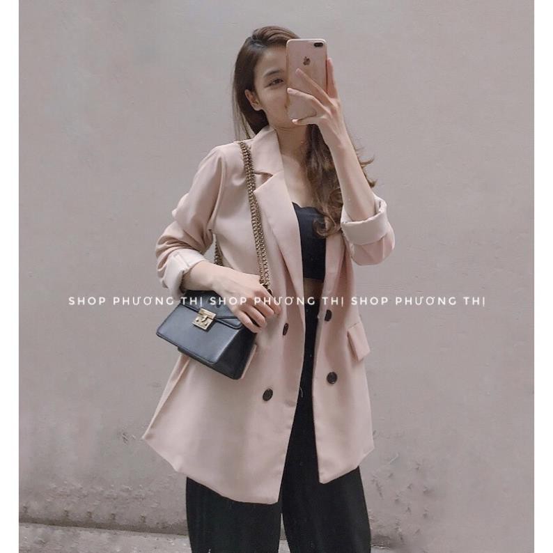 Áo blazer 2 lớp - áo vest nữ dáng rộng phong cách Hàn Quốc 2021 (hình shop chụp/sẵn) MOONMY | BigBuy360 - bigbuy360.vn