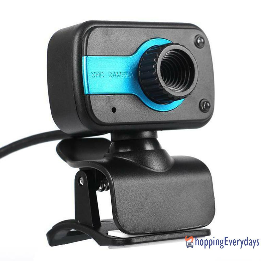 Webcam Usb Hd Tích Hợp Micro 2 Đèn Led Hỗ Trợ Quay Ban Đêm | BigBuy360 - bigbuy360.vn