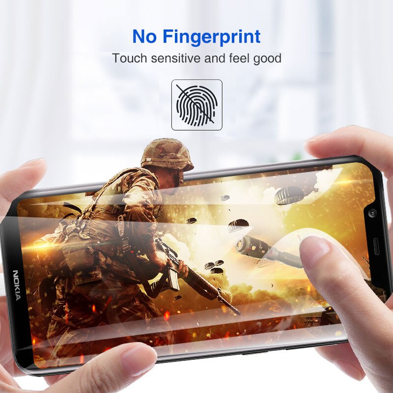 Kính Cường Lực Bảo Vệ Toàn Màn Hình Cho Nokia 5.3 5.4 Nokia 5 5.1 Plus X5