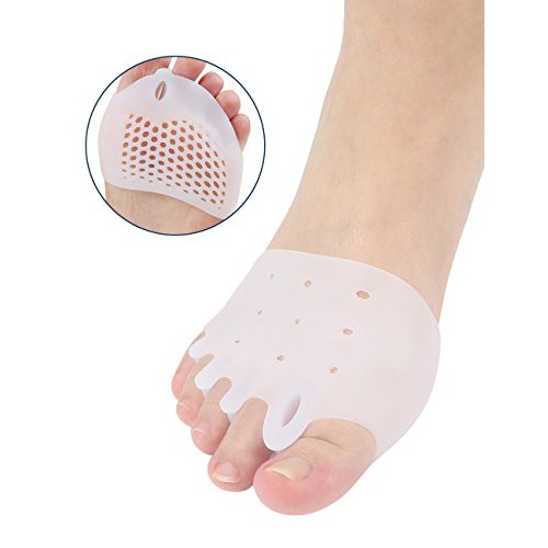 Cặp lót giày xỏ ngón bằng silicon êm ái mẫu mới ra chống trơn tốt