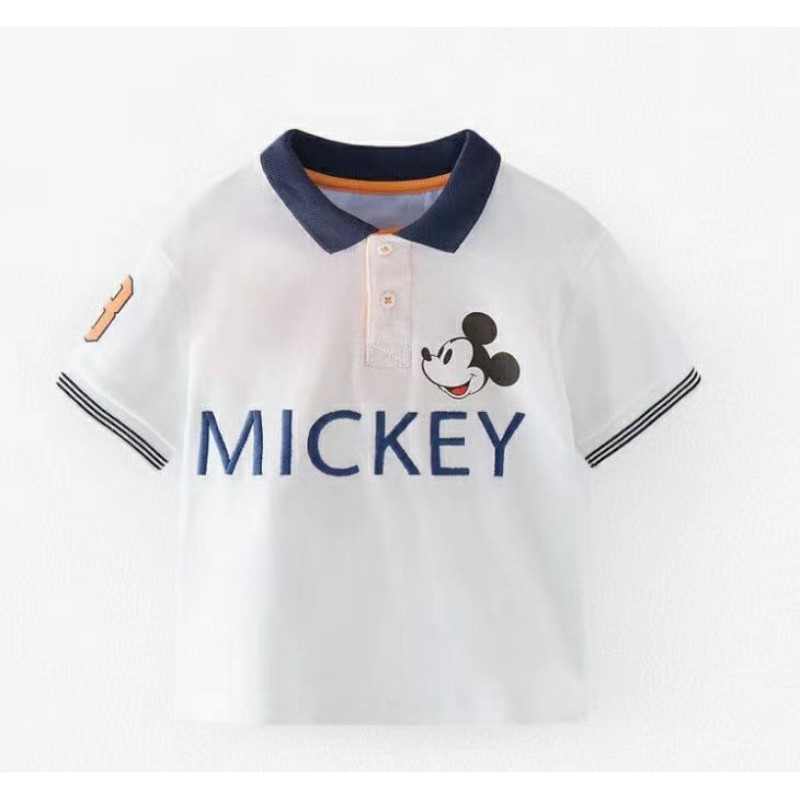 Set sơ mi polo Micky xuất bé trai