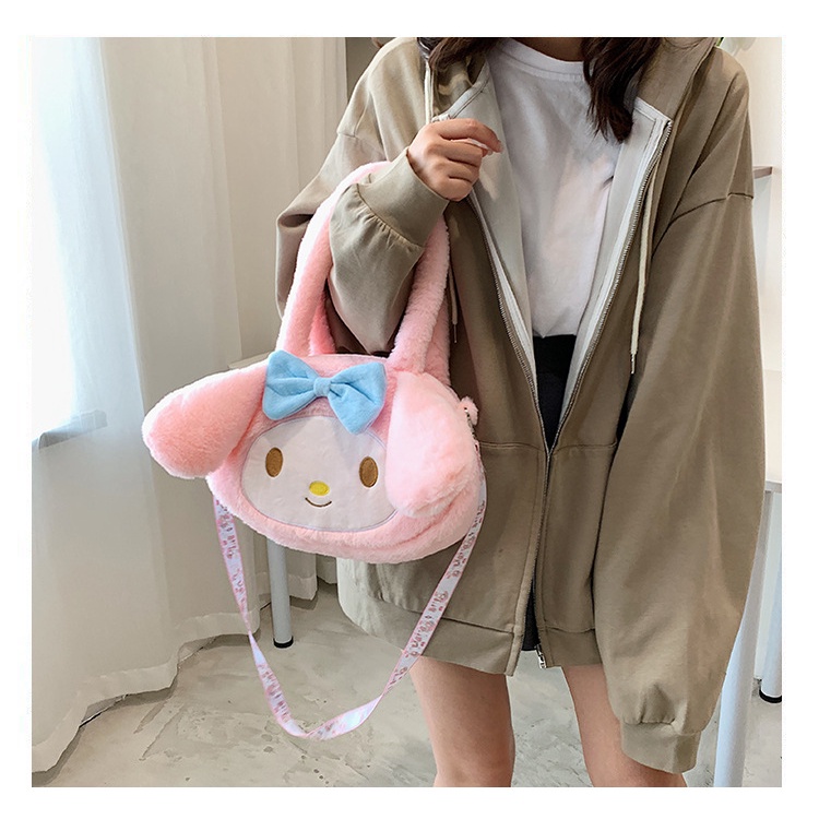 Túi Đeo Chéo Hình Pikachu Nhồi Bông Dễ Thương Dùng Làm Quà Tặng Sinh Nhật Cho Bé Gái