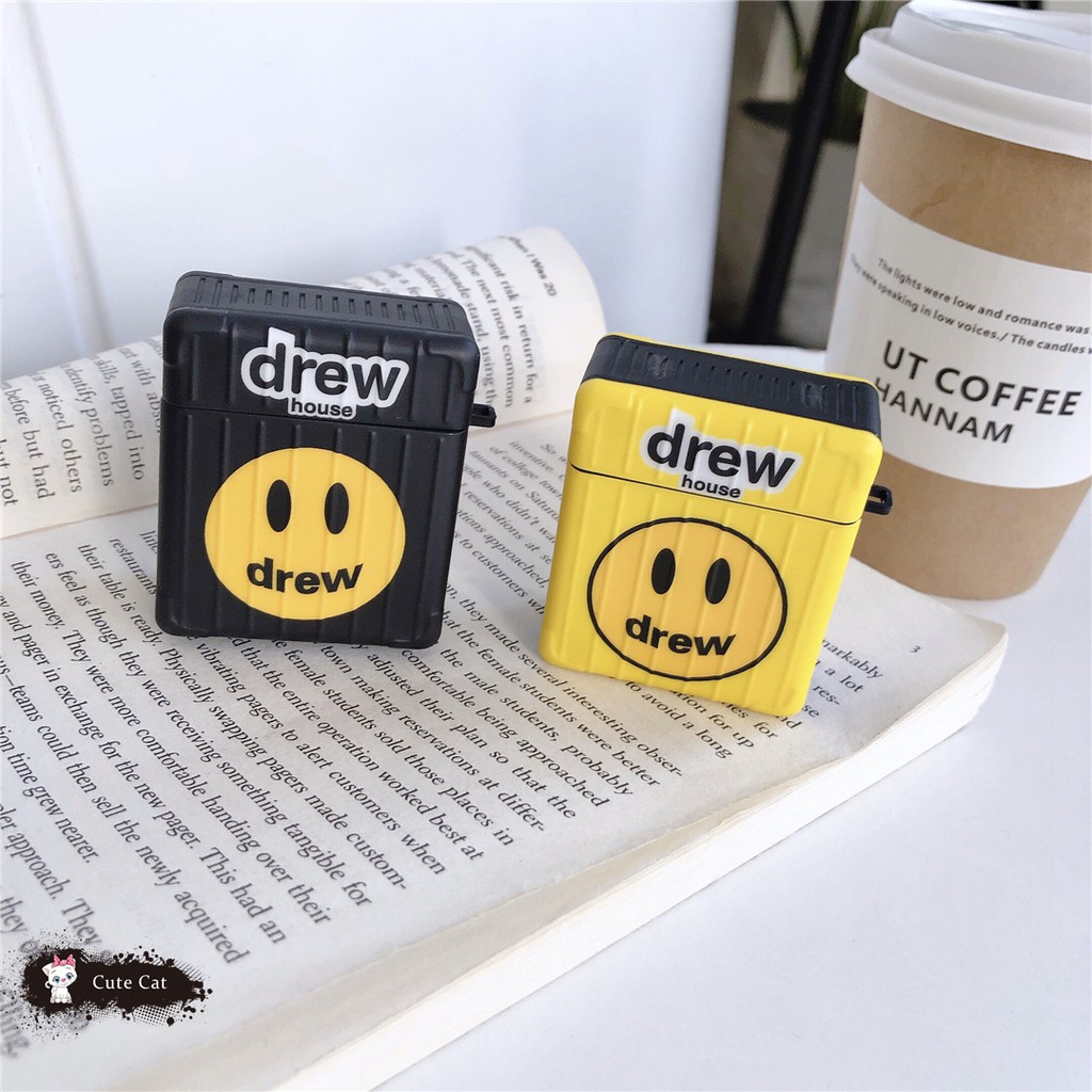 Vỏ Bảo Vệ Hộp Sạc Tai Nghe Airpods 1 / 2 / Pro Hình Mặt Cười Dễ Thương | BigBuy360 - bigbuy360.vn