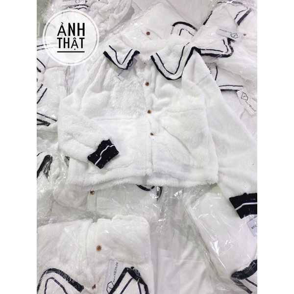 [CÓ ẢNH THẬT] Áo Lông Thuỷ Thủ Tay Phồng Ulzzang Chất Lông Dày Mịn | BigBuy360 - bigbuy360.vn