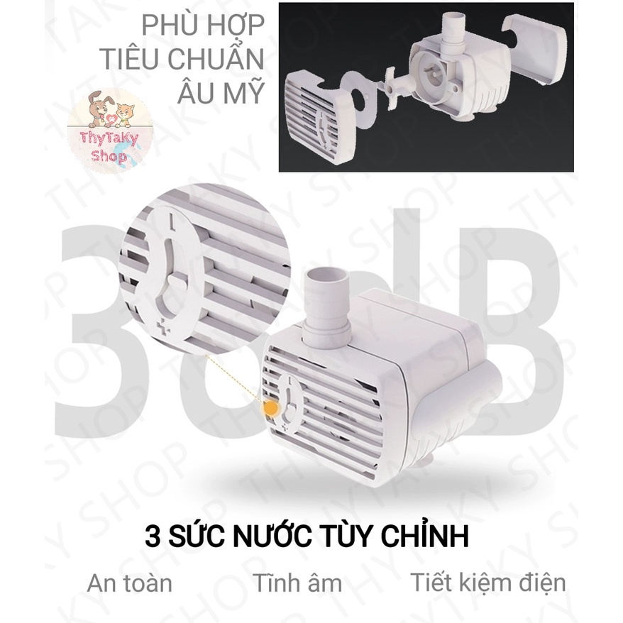 Máy uống nước tự động máy lọc nước đài phun nước cho chó mèo thú cưng đa năng