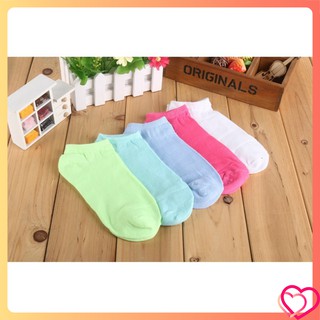 Vớ trơn cổ ngắn cotton siêu thoáng