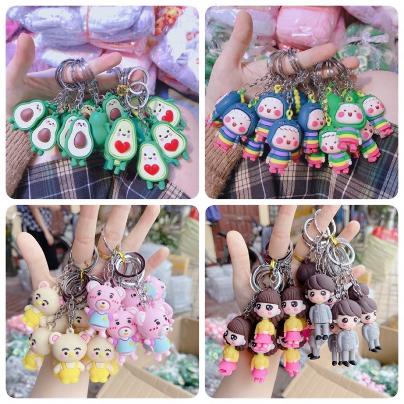 [Sỉ 2.8 k] Móc treo chìa khoá to siêu cute và đẹp [RẺ NHẤT SHOPEE]