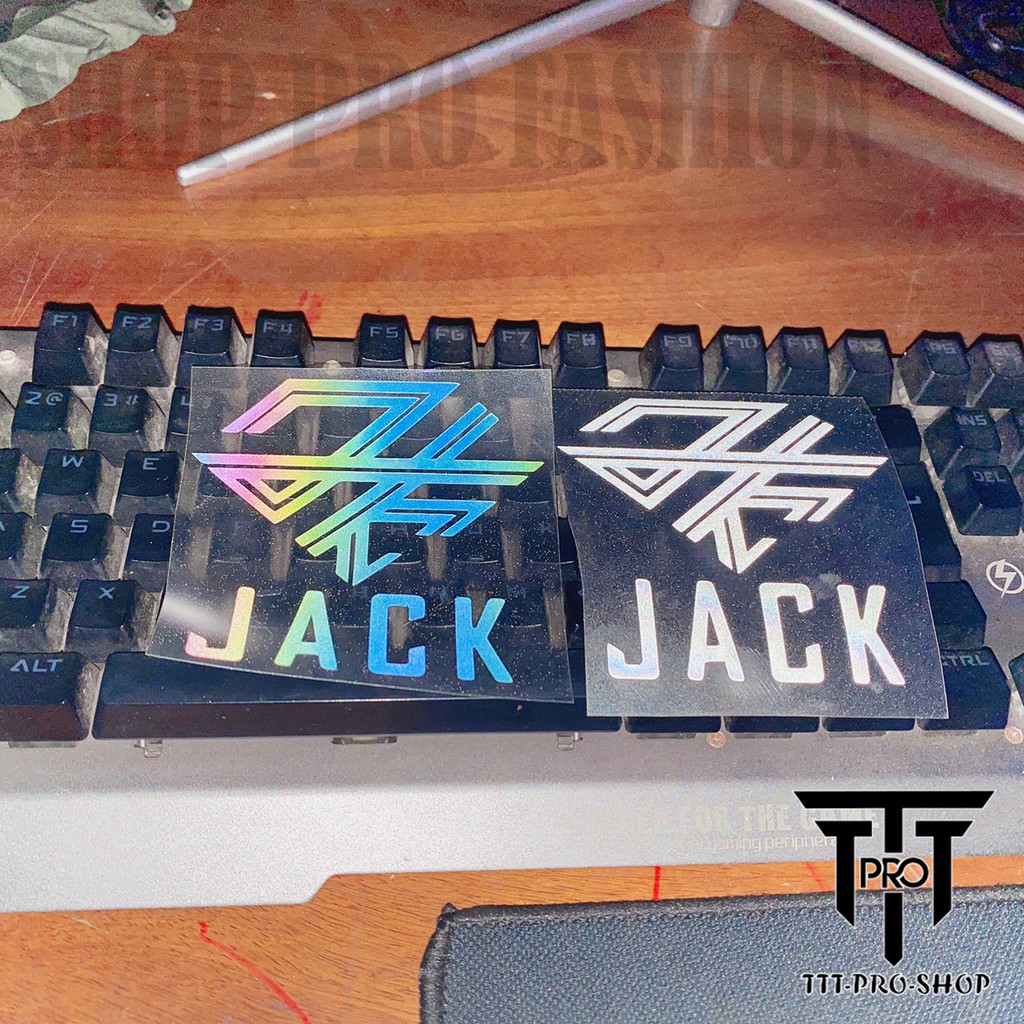 Logo jack j97 Phương Tuấn decal phản quang 7 màu, decal phản quang bạc, là, ủ, ép nhiệt vào tất cả loại áo TTT-RPO SHOP