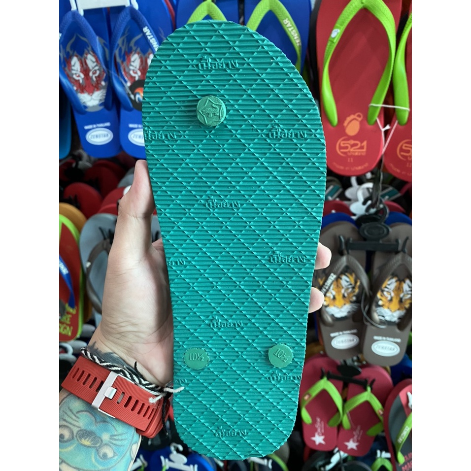 Dép lào Thái Lan, dép cao su non có nhiều màu mang êm chân