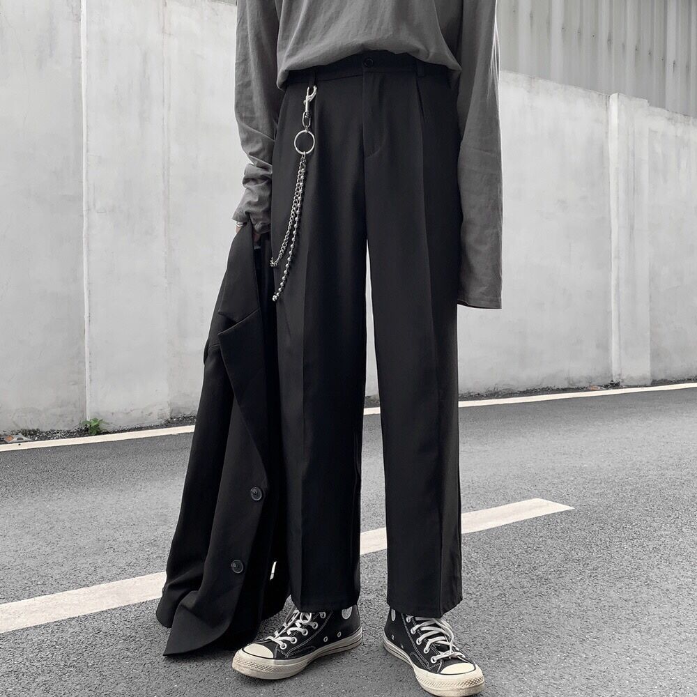 Quần tây dài thời trang dáng suông co giãn tốt dễ phối đồ 226758