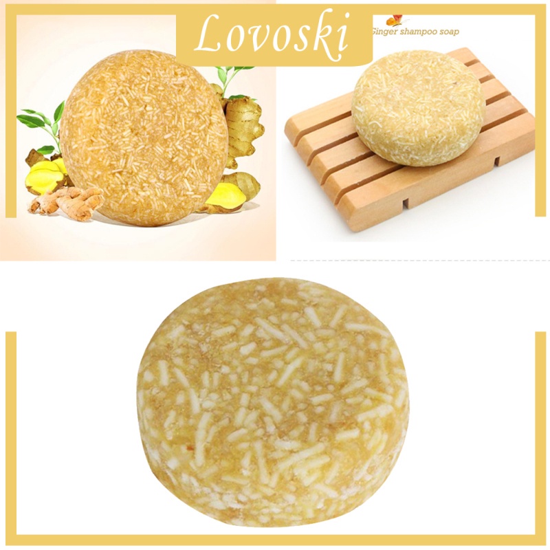 [LOVOSKI] 1x Handmade Hair Growth Darken Solid Shampoo Soap Bar Organic Moisturise