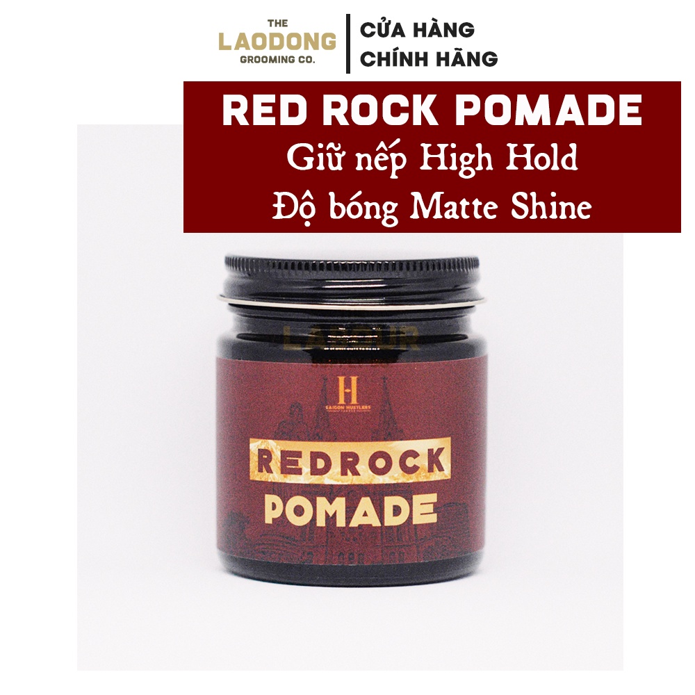 Sáp vuốt tóc nam Saigon Hustlers Red Rock Pomade 112g