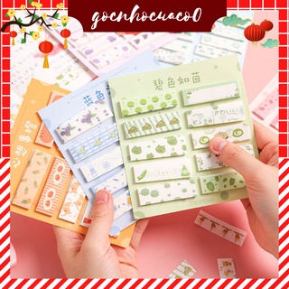 Giấy đánh dấu trang sách 10 mẫu 200 miếng xinh xắn