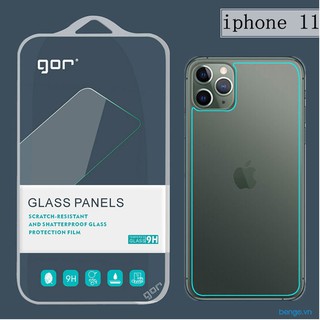 Dán cường lực mặt lưng iPhone 11 Pro Max GOR (Hộp 2 miếng)